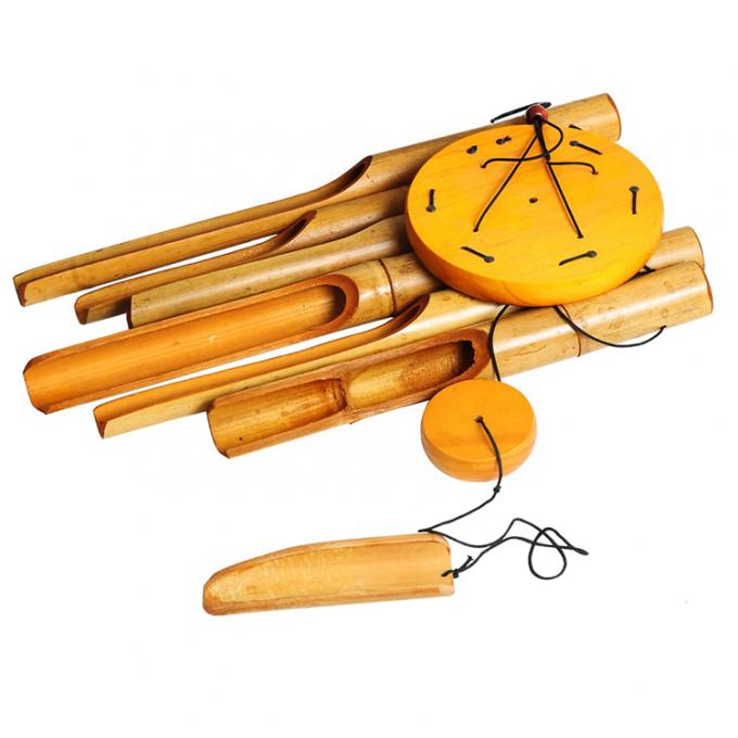 Бамбуковые ветровые колокола с удивительным глубоким тоном для садового двора дома или наружного декора 4