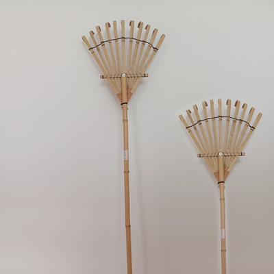 Сад естественной бамбуковой грабл Handmade сгребает подгонянную поддержку бороны
