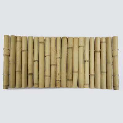 Бамбуковый бордюр для ландшафтного дизайна на открытом воздухе для украшения сада