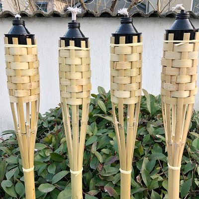 факелы Tiki естественного бамбукового Handmade факела 180cm бамбуковые для сада освещая партию Luau