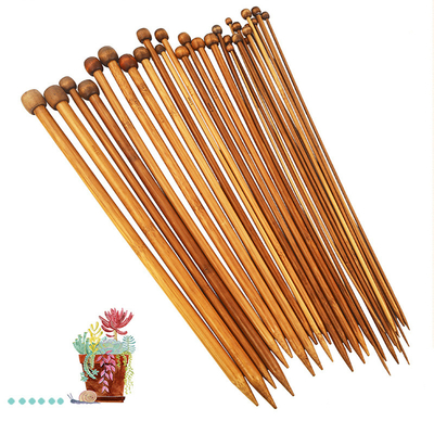 бамбуковый круговой набор крюков вязания крючком вязать игл 12pcs бамбуковый