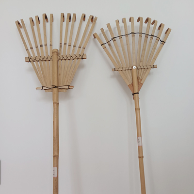 Борона 11 грабл сада бамбуковой грабл зубца 145cm Handmade Rustless