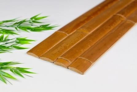 Размер предкрылков Biodegradable естественных половинных бамбуковых поляков бамбуковый подгонянный для украшения