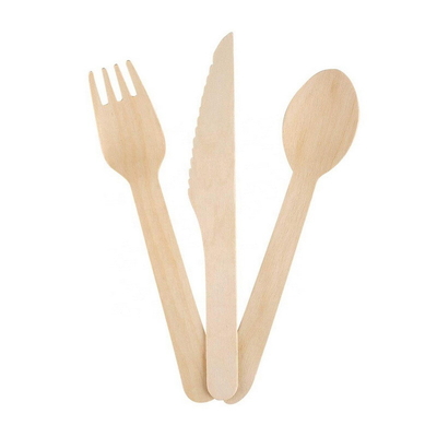 Нож набора Tableware дружественного к Эко сырья бамбука столового прибора устранимый развлетвляет ложки