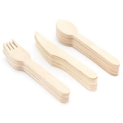 Нож набора Tableware дружественного к Эко сырья бамбука столового прибора устранимый развлетвляет ложки