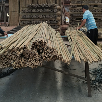 Поляка Moso 3 дюймов Eco колья дружелюбного бамбукового бамбуковые для желтого цвета украшения завода