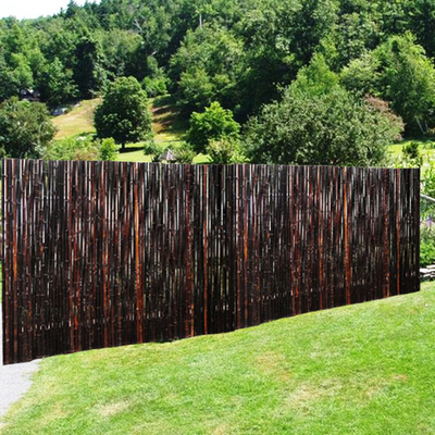 Естественный Handmade 1.5x1.5m декоративный бамбуковый ограждать завальцовки задворк загородки