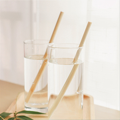 Соломы Biodegradable небольшого калибра устранимые бамбуковые 20cm изготовленное на заказ