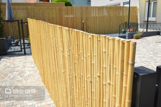Современный бамбуковый оградительный комплект, садовые ограждения DIY и разделитель двора