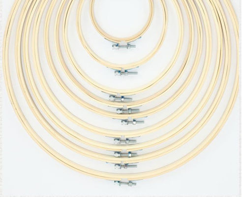 Устойчивая бамбуковая ремесленная крючка многоразовая вышивка для искусства DIY