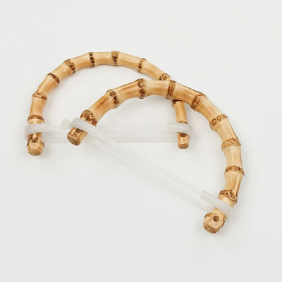 Бамбуковая сумка ручка натуральная бамбуковая рукоятка для тотов и сцеплений