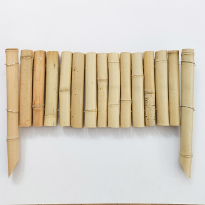 Элегантный натуральный бамбуковый заборчик для красивой садовой границы