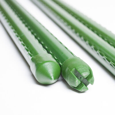 90cm L 8mm Диаметр растений Поддерживающий стальной трости Новый дизайн Пластиковый покрытый садовый решетки для удобных теплиц