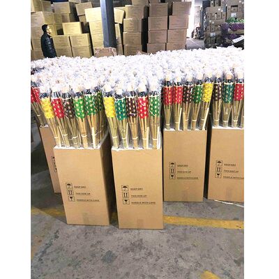 Природный бамбуковый факел для кемпинга на открытом воздухе, декор для садовых вечеринок, ручной экологически чистый факел, водонепроницаемый